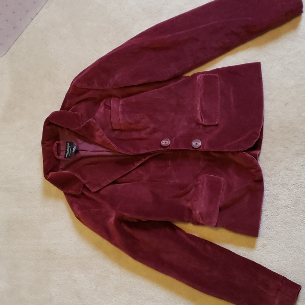 Bordeaux Velvet jacket